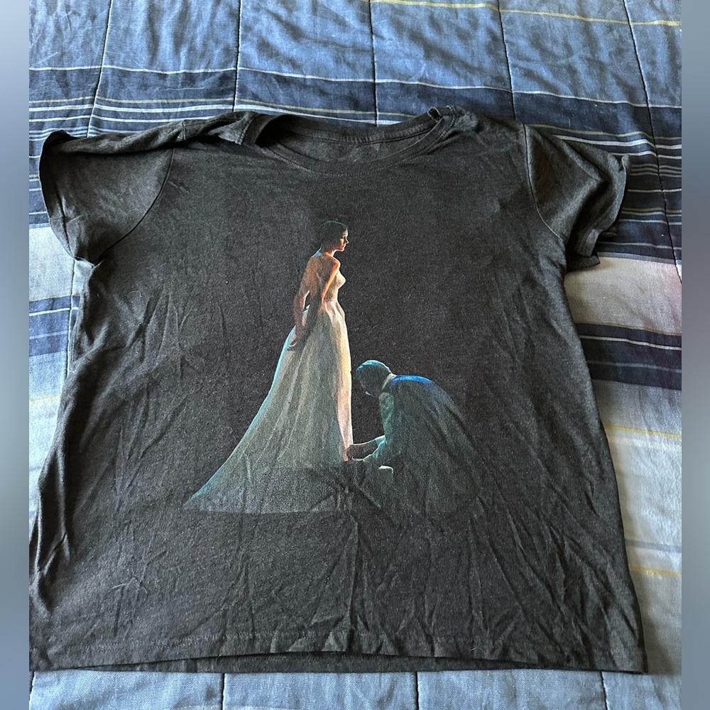 TeePublic Phantom Thread Charcoal Heater Curvy T-Shirt (Size 18-20)